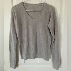 Prana Wool V-Neck Pullover Sweater